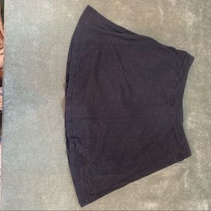 Toad & Co Womens skirt with built in shorts and tie waist